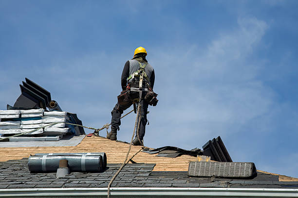 Professional Flat Roof Repair technician working in Pleasant View, TN